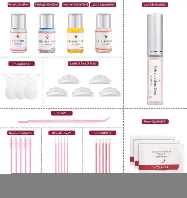 New Upgraded Lash Lift Kit Eyelash perm kit, Professional Semi-P in Other in Markham / York Region - Image 5