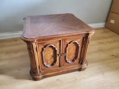 Vintage Oak Wood Coffee Table, View more