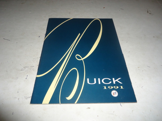 1991 BUICK DELUXE SALES BROCHURE. CAN MAIL IN CANADA in Arts & Collectibles in Belleville