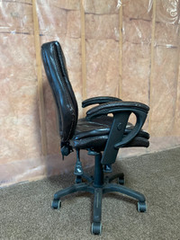 Office chair – Brown Bonded Leather