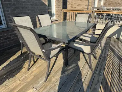Aluminum Patio Set - 6 Chairs, View more