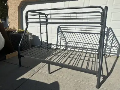 Single over double metal bunkbed…VERY GOOD CONDITION…ONLY $150, View more