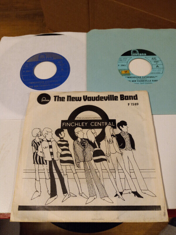 Vinyl Records 45 RPM The New Vaudeville Band Winchester Lot of 3 in CDs, DVDs & Blu-ray in Trenton