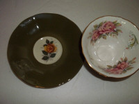 Elizabethan Staffordshire cup & saucer