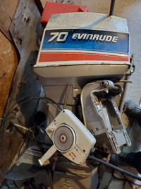 2-Stroke 70HP Evinrude Outboard Motor