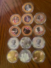 Queen coins 2023 around 5 full sets
