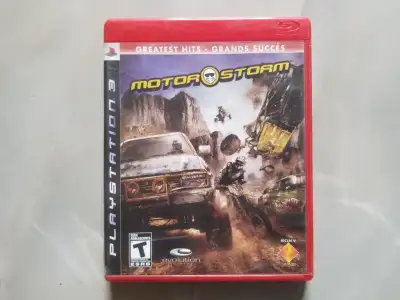 Motor Storm for PS3 Tested and comes guaranteed to be working I also have orher racing games for PS3...