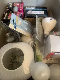 Box of various bulbs. $100+ for $20 bucks. 