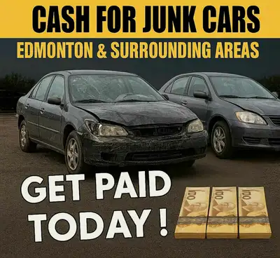 ☎️780-720-0008 - Call Now Cash For Cars Are you looking to get rid of a vehicle that you don't need...