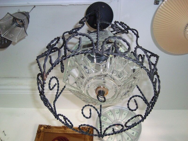 RETRO 1960's HANGING LIGHT NEVER USED in Arts & Collectibles in Norfolk County