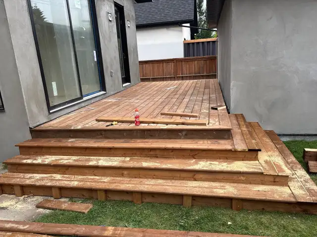 fence and deck