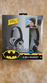 Batman 2-in-1 Kids Headset (bnib)