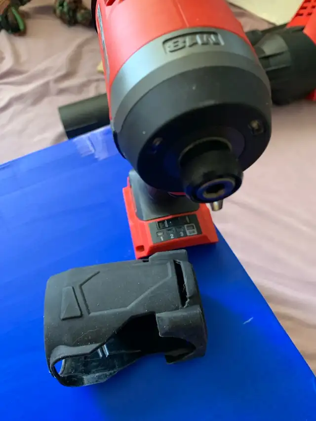 Milwaukee M18 1/4” Impact driver+boot/sleeve ⛑⛑(BARE TOOL)⛑⛑ in Power Tools in Markham / York Region - Image 5
