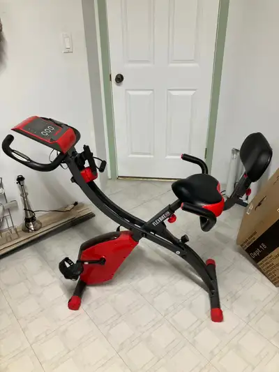 exercise bike and rowing machine, View more