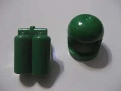 Lego Green Minifigure Space Air Tanks Helmet Classic Spacemen, View more