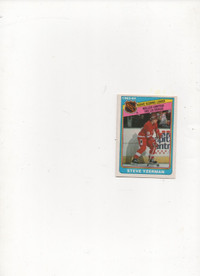 STEVE YZERMAN CARD 385 1984 O-PEE-CHEE