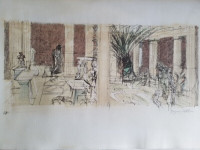 Jacques Villon, Lithographie, Signee a la Main, EA, Arches, 1960