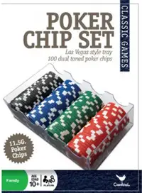 New 100 clay poker chip set
