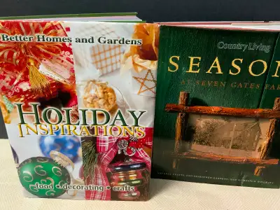 SEASONAL BOOKS x2-“Holiday Inspire” + Seasons at 7-Gates Farm, View more
