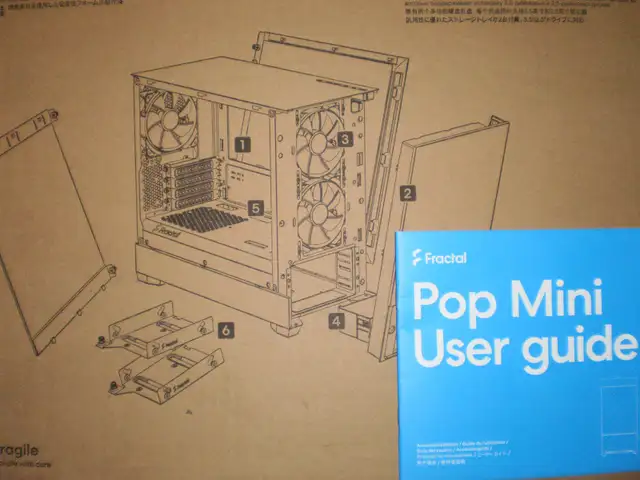 Desktop Computer CASE with Motherboard, Fans and Cables in System Components in City of Toronto - Image 3