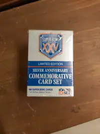 Superbowl XXV commemorative card set