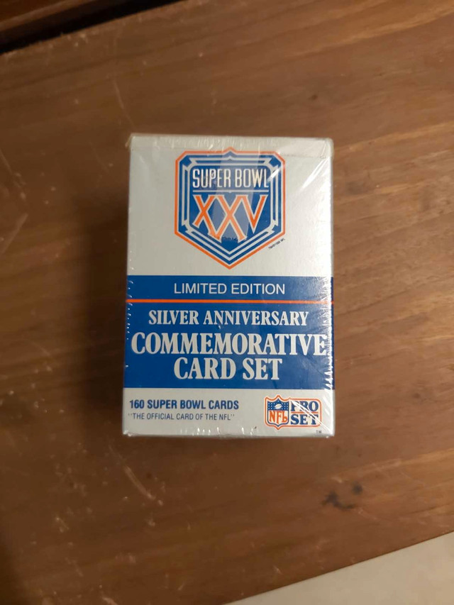 Superbowl XXV commemorative card set in Arts & Collectibles in Markham / York Region