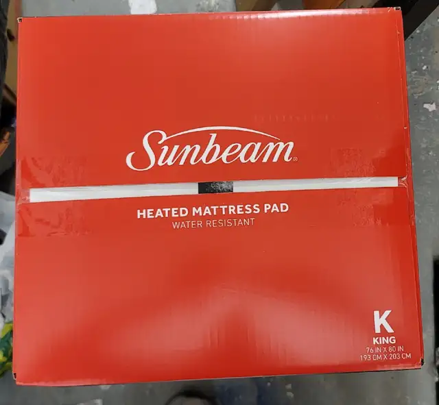 Sunbeam Heated King  Mattress Cover in Bedding in City of Toronto - Image 9