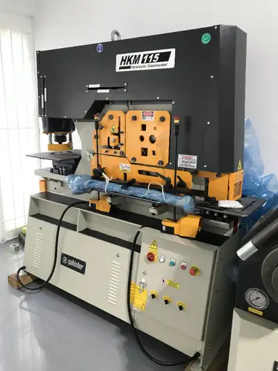 HKM115 5 in 1 Hydraulic Ironworker machine from SAHINLER - MADE IN TURKEY (Brand New) 127 US Ton - 1...