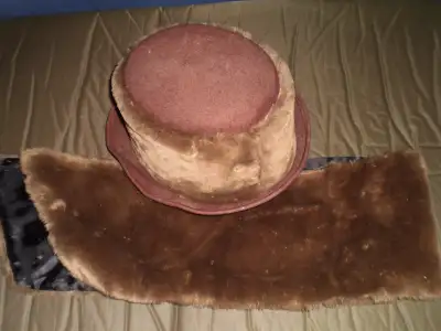 Pleasant Pheasant Women's Fur and Velvet Hat AND Fur Scarf, View more