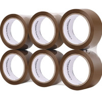 Amazon Basics Packaging Tape 6 Roll Brown
