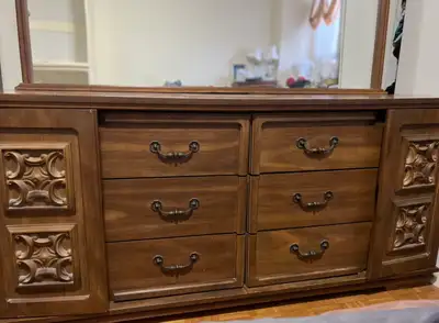 Vintage Mid-Century Modern Dresser and Chest Set, View more