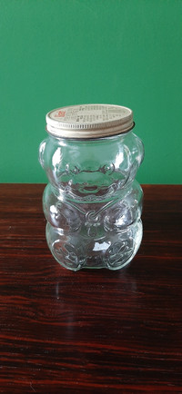 Vintage Kraft teddy bear jar