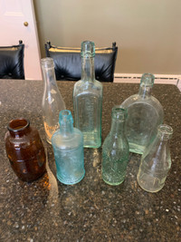 Vintage bottle collection 