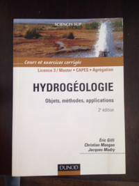 Hydrogéologie : Cours et exercices corrigés