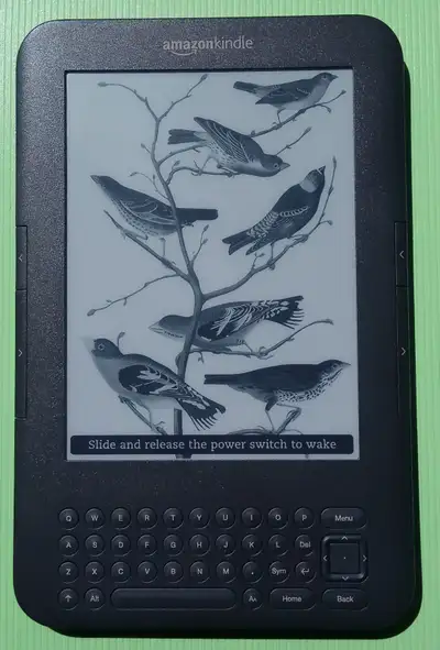 For sale is Amazon Kindle Keyboard 3rd Gen eReader in good working condition. It has Physical button...