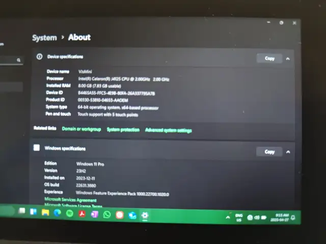 HEIGAOLAPC Mini PC Win 11 PRO ,Intel Celeron J4125 Mini, 8GB ram in iPads & Tablets in Delta/Surrey/Langley - Image 11