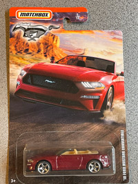 Matchbox hot wheels Ford Mustang GT convertible red  