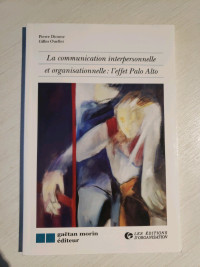 Livre : communication interpersonnelle et organisationnelle