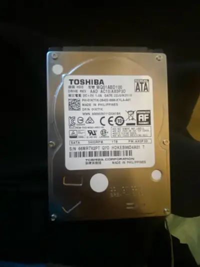 1TB 5400RPM SATA 2.5-inch internal hard drive, View more
