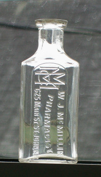 Saint John bottle W. J. McMillin