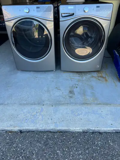 Whirlpool washer/dryer set, View more
