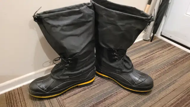 Baffin Driller winter work boots 14 in Men's Shoes in Edmonton - Image 5