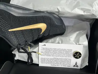 SIZE 10, 11 US - KOBE 11 ELITE LOW BLACK GOLD 2026 , View more