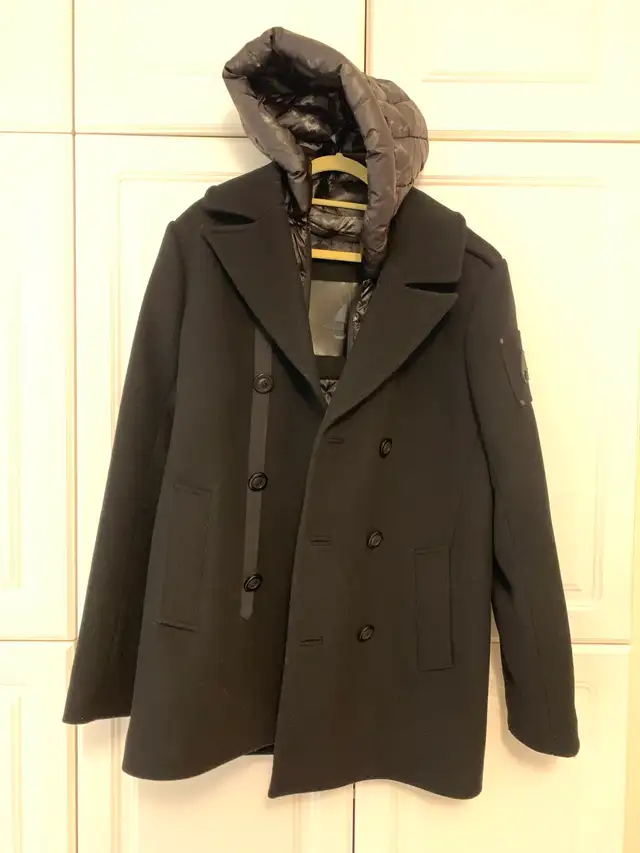 Moose Knuckles Calvington Jacket- Black/ Carbon