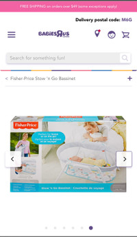 Brand new fisher price bassinet never opened 