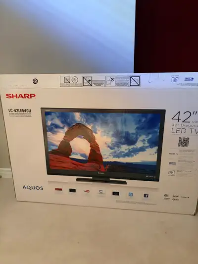 42” Sharp Aquos LED TV, View more