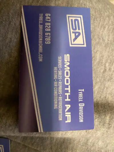 Tyrell DAVIDSON 647-828-6789 Smooth Air HVAC – Comfort You Can Feel At Smooth Air HVAC, we specializ...