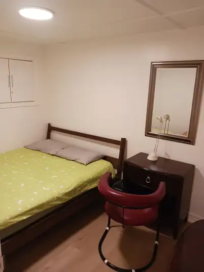 Brand new private day room with a queen-size bed, View more