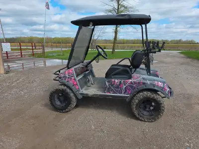 New batteries 1 .5 years ago. Custom body wrap. Lifted. New tires and tims. Has front bush bar and n...