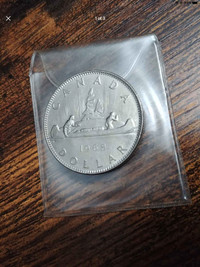 1968 Canadian Canoe Voyageaur Coin